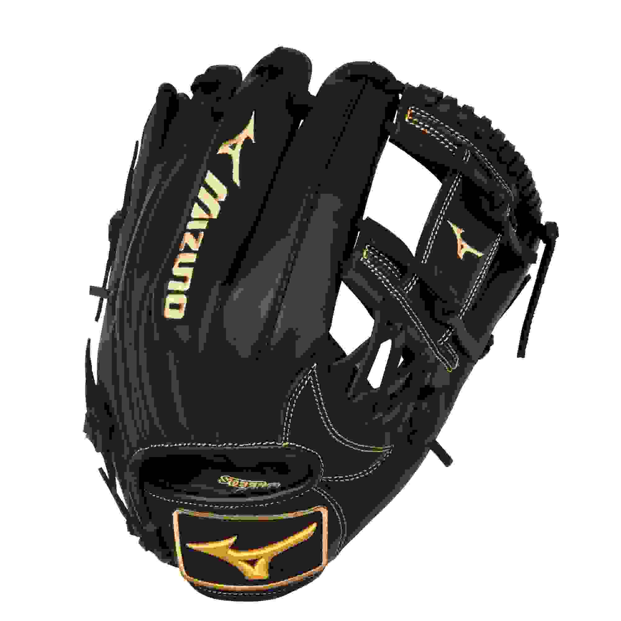 Mizuno MVP Prime 11.75" Black/Tan Baseball Fielders Glove